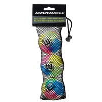 Winnwell Street Hockey Multicolored Ball - 3 Pack in Multi-Colored