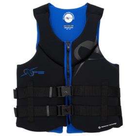 XPS Segmented Neoprene Life Jacket - Black/Royal - XL/2XL