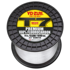 Yo-Zuri T7 Premium Fluorocarbon Fishing Line - 1000 Yards - 14 Lb. Test