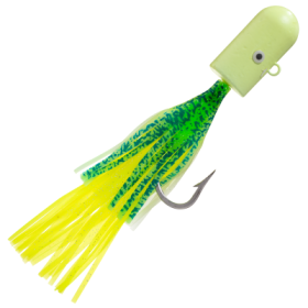 Zak Tackle Bottom Jig - Green/Glow-Glow Head - 16 oz.