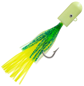 Zak Tackle Bottom Jig - Green/Glow-Glow Head - 16 oz.