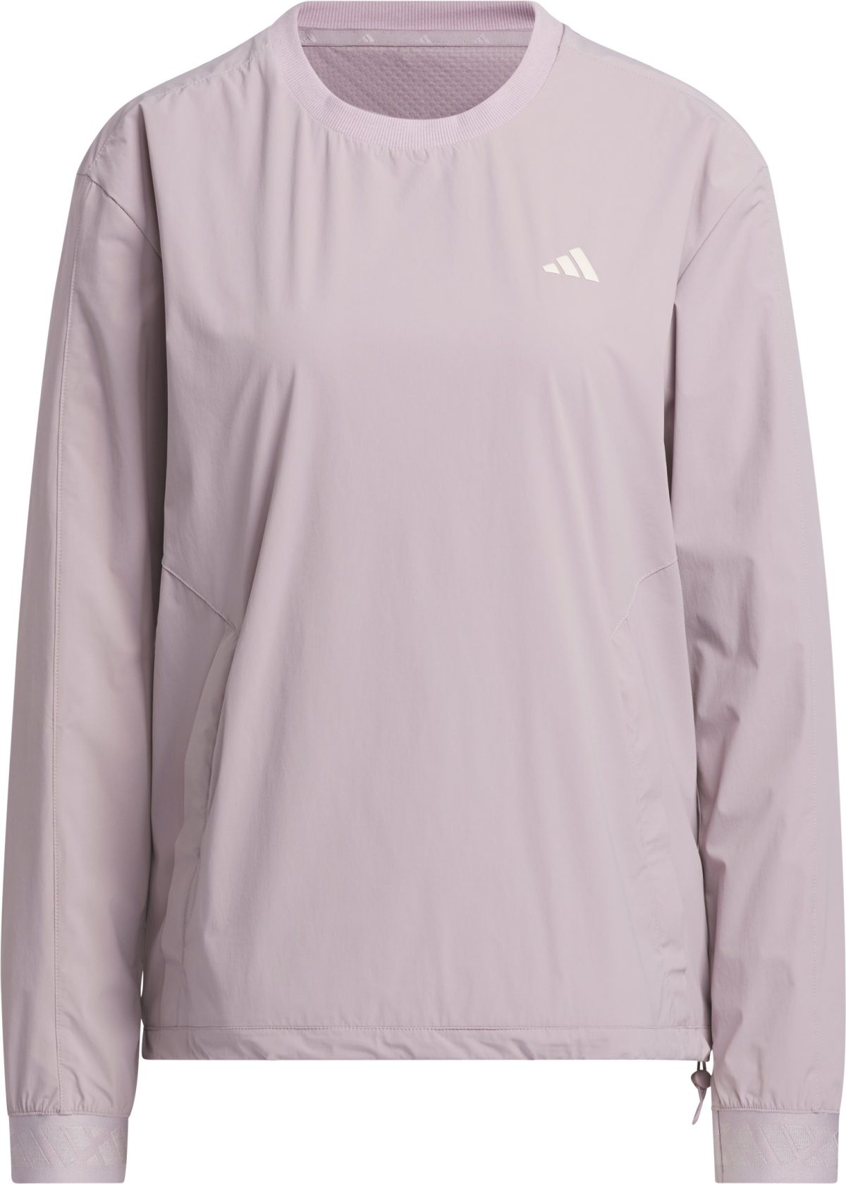 adiads Womens Ultimate365 Tour WIND.RDY Pullover Golf Sweatshirt - ON SALE - IP8658 PRLV FIG - M