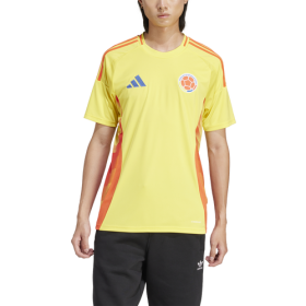 adidas Mens Colombia adidas Colombia 2024 Home Soccer Jersey - Mens Impact Yellow Size XL