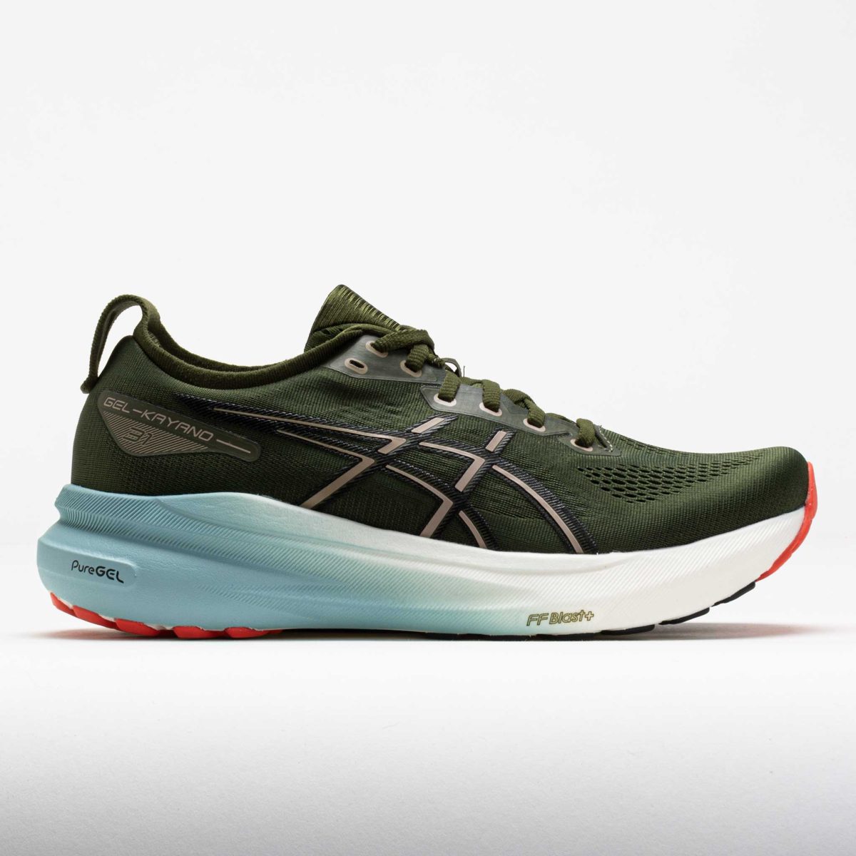 ASICS GEL-Kayano 31 Men's Running Shoes Smog Green/Black Size 9.5 Width D - Medium