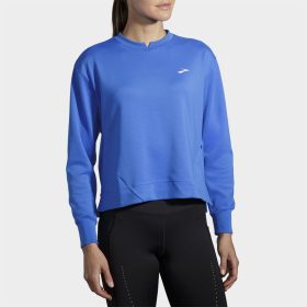 Brooks Run Within Sweatshirt Women's Running Apparel Bluetiful, Size XS
