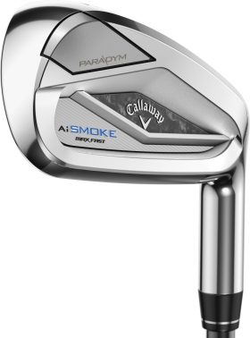 Callaway Womens Paradym Ai Smoke MAX Fast Irons - RIGHT - 7-PW,AW,GW,SW - ELDIO 40 L - Golf Clubs