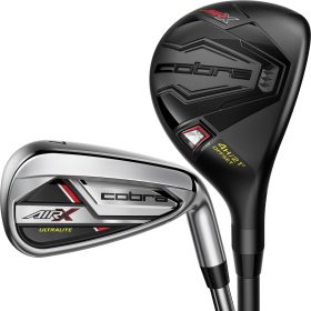 Cobra AIR-X Hybrid Combo Iron Set - RIGHT - SENIOR - 5H,6H,7-PW,GW - Golf Clubs