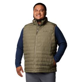 Columbia Powder Lite II Vest for Men - Stone Green - L