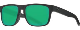 Costa Del Mar Spearo 580G Polarized Sunglasses, Men's, Blackout/Green Mirror