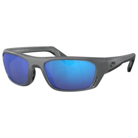 Costa Del Mar Whitetip Pro 580G Glass Polarized Sunglasses - Matte Gray/Blue Mirror