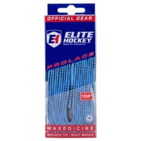 Elite WAXED Molded Tip Laces in Blue/Navy