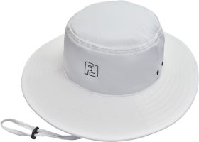 FootJoy TempoSeries Men's Golf Sun Hat - White, Size: Small/Medium