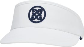 G/FORE Chainstitch Circle Gs Golf Visor 2025 - White, Size: One Size