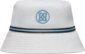 G/FORE Circle Gs Drawcord Golf Bucket Hat - White