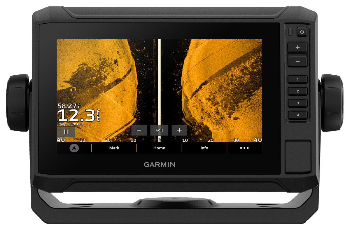 Garmin ECHOMAP UHD2 74sv 7" Fish Finder/Chartplotter with Navionics+ US Coastal & Great Lakes Mapping