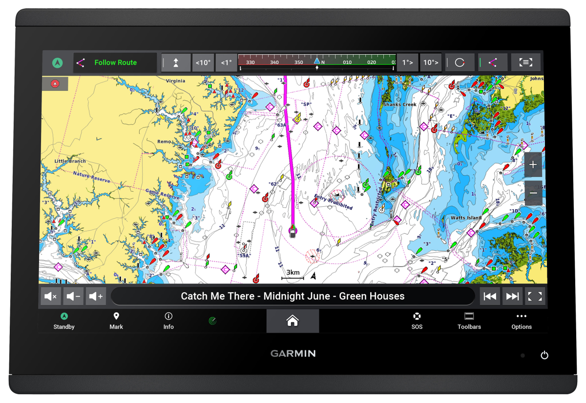 Garmin GPSMAP 1643 Non-Sonar with Garmin Navionics+ Mapping Chartplotter