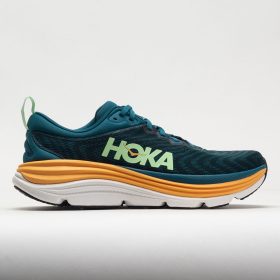 HOKA Gaviota 5 Men's Running Shoes Deep Lagoon/Sherbet Size 9.5 Width D - Medium