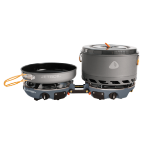 Jetboil Genesis 2-Burner Backpacking Stove Cooking System - Grey