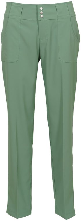 JoFit Womens Belted Cropped Golf Pant - Green, Size: 0