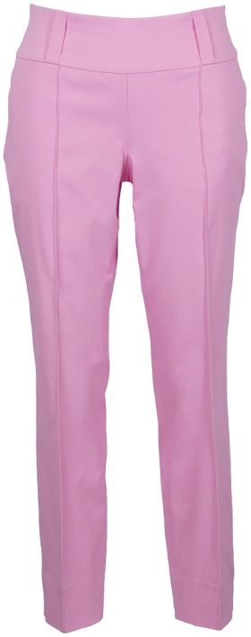 JoFit Womens Slimmer Crop Golf Pants - Pink, Size: Large