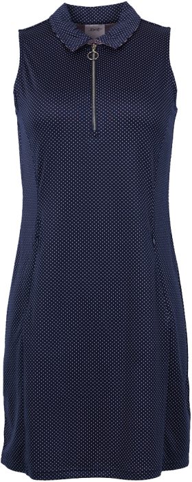 JoFit Womens Sport Sleeveless Golf Dress - Black, Size: Medium