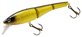 Livingston Lures Head Hunter Swimbait - 6-1/4" - Gold Metallic Scale Black