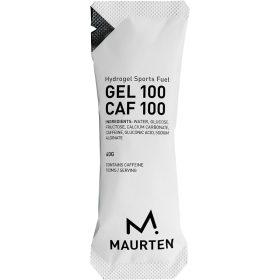 Maurten Gel 100 Caf 100 Unflavored, Caffeinated, Box of 12