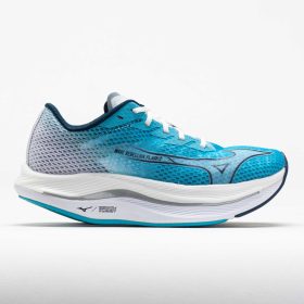 Mizuno Wave Rebellion Flash 2 Women's Running Shoes River Blue/Blue Wing Teal Size 9.5 Width B - Medium
