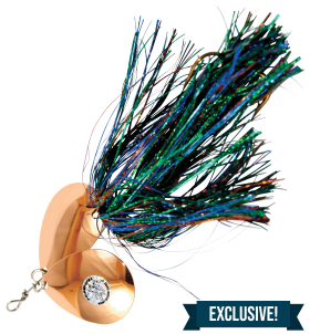 Musky Mayhem Tackle Double Showgirl Spinner - 7-1/2'' - June Bug