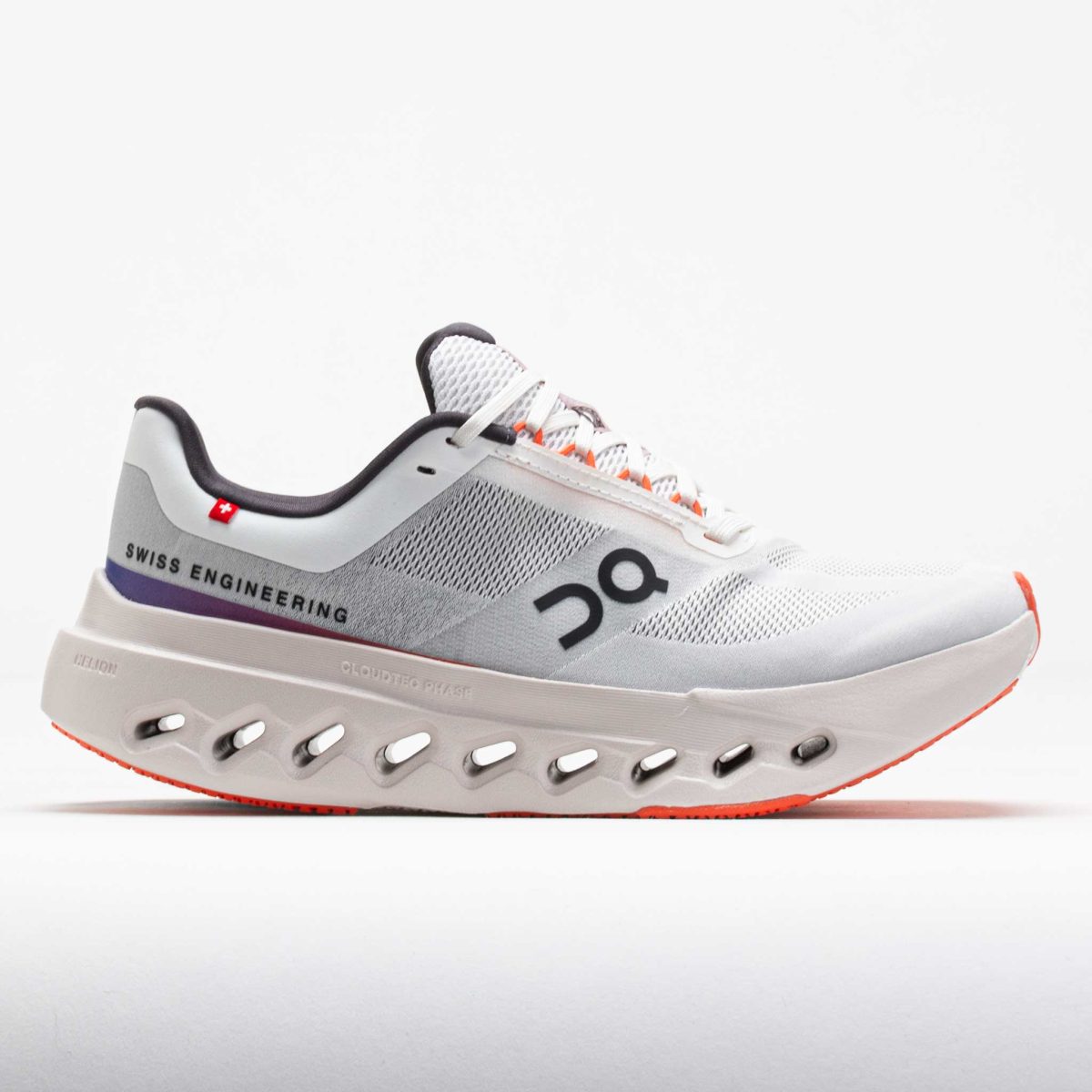 On Cloudsurfer Next Men's Running Shoes White/Flame Size 9.5 Width D - Medium