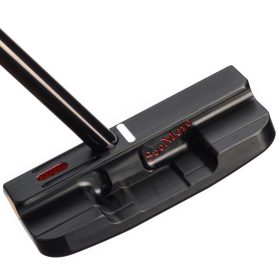 SeeMore Mini GIANT Deep Flange Black Stealth RST Putter - DEEP FLANGE - RIGHT - 35" - Golf Clubs