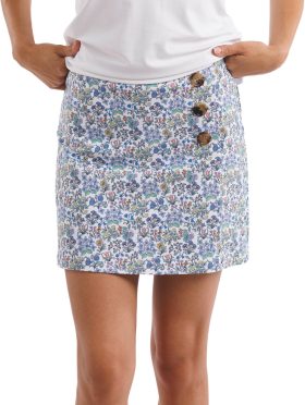 Smith & Quinn Womens The Tate 16 Inch Golf Skort - Multicolor, Size: Large