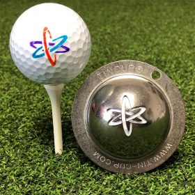 Tin Cup Golf Ball Stencil