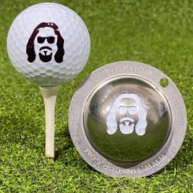 Tin Cup Golf Ball Stencil