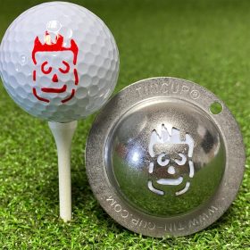 Tin Cup Golf Ball Stencil