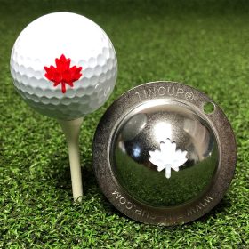 Tin Cup Golf Ball Stencil