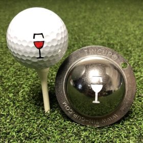 Tin Cup Golf Ball Stencil