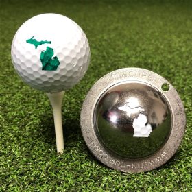 Tin Cup Golf Ball Stencil