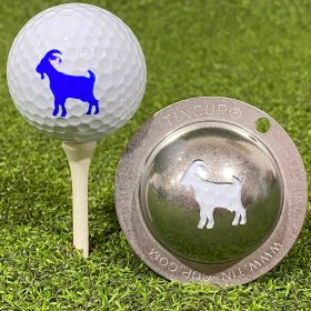 Tin Cup Golf Ball Stencil