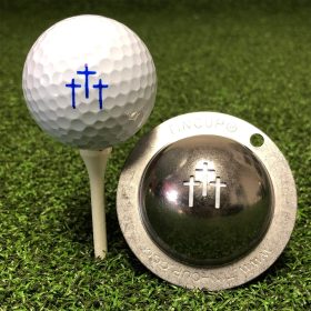 Tin Cup Golf Ball Stencil