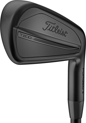 Titleist Limited Edition T200 Black Irons 2025 - RIGHT - 4-PW - AMT BK OYX S300 - Golf Clubs