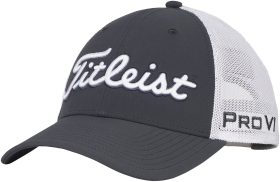 Titleist Tour Performance Mesh Men's Golf Hat 2025 - Grey