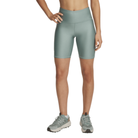 Under Armour HeatGear Armour Bike Shorts for Ladies - Silica Green/White - XS