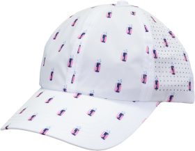 VIMHUE Womens Sun Goddess Tuck In Strap UPF 50+ Golf Hat - Pink