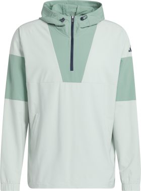 adidas Ultimate365 Anorak Men's Golf Hoodie - Green, Size: Small