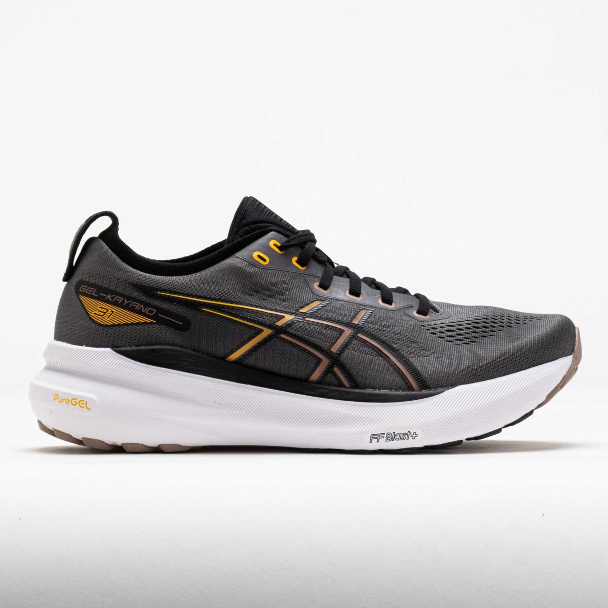 ASICS GEL-Kayano 31 Men's Running Shoes Carbon/Taupe Grey Size 14 Width EE - Wide