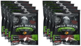 Bass Pro Shops Uncle Buck's Jalapeno Beef Jerky - 8 Pack