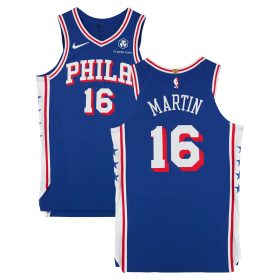 Caleb Martin Philadelphia 76ers Player-Issued #16 Blue Jersey from the 2024-25 NBA Season - Size 48+4