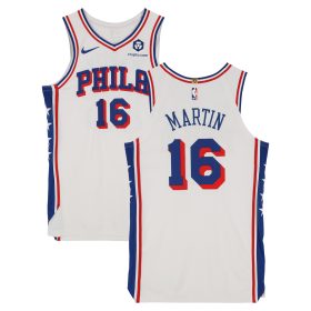 Caleb Martin Philadelphia 76ers Player-Issued #16 White Jersey from the 2024-25 NBA Season - Size 48+4