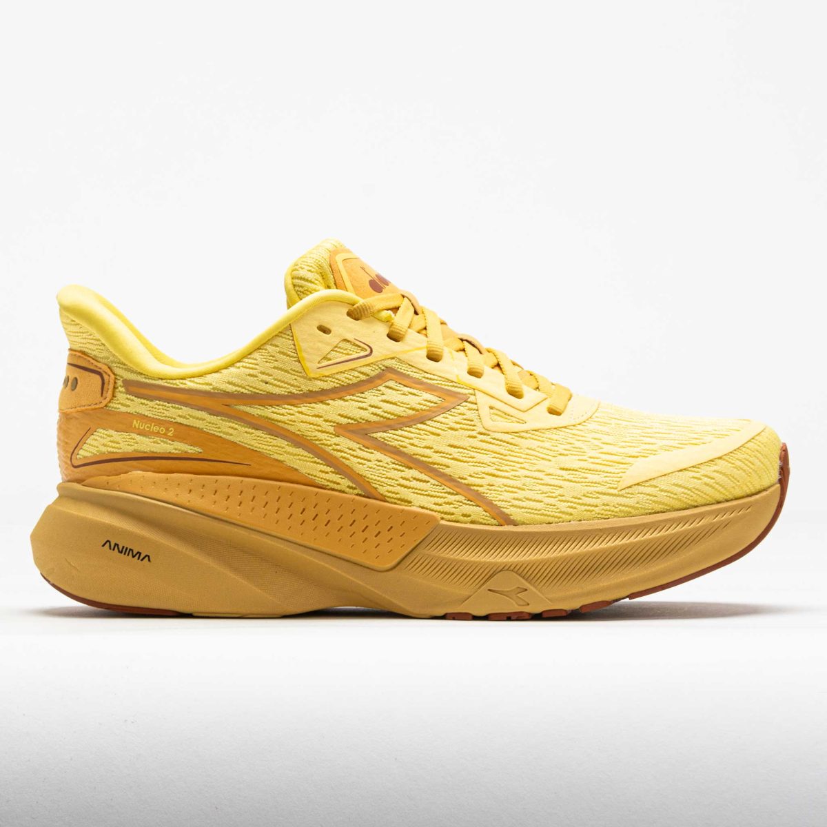 Diadora Equipe Nucleo 2 Men's Running Shoes Lemon Drop/Golden Apricot Size 10 Width D - Medium